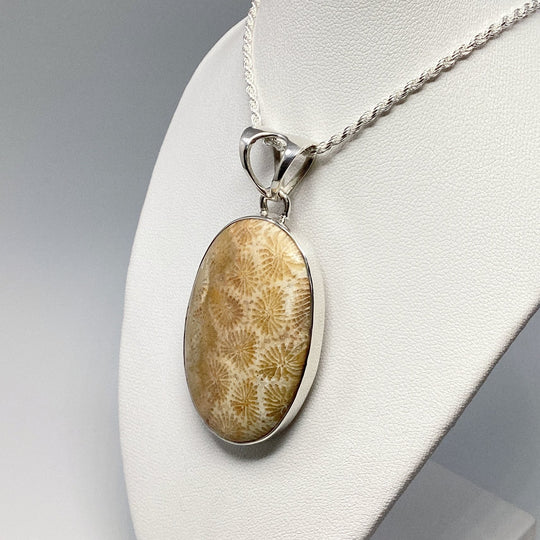 Fossilized Coral Pendant