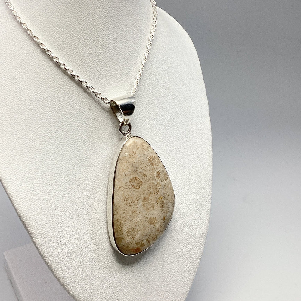 Fossilized Coral Pendant