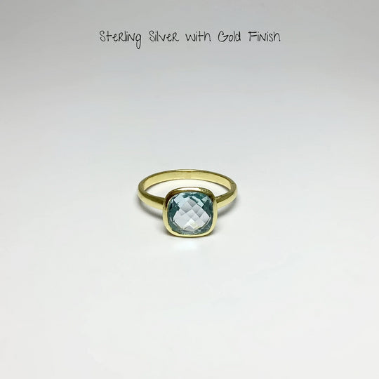 Blue Topaz Ring