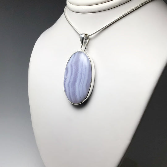 Blue Lace Agate Pendant