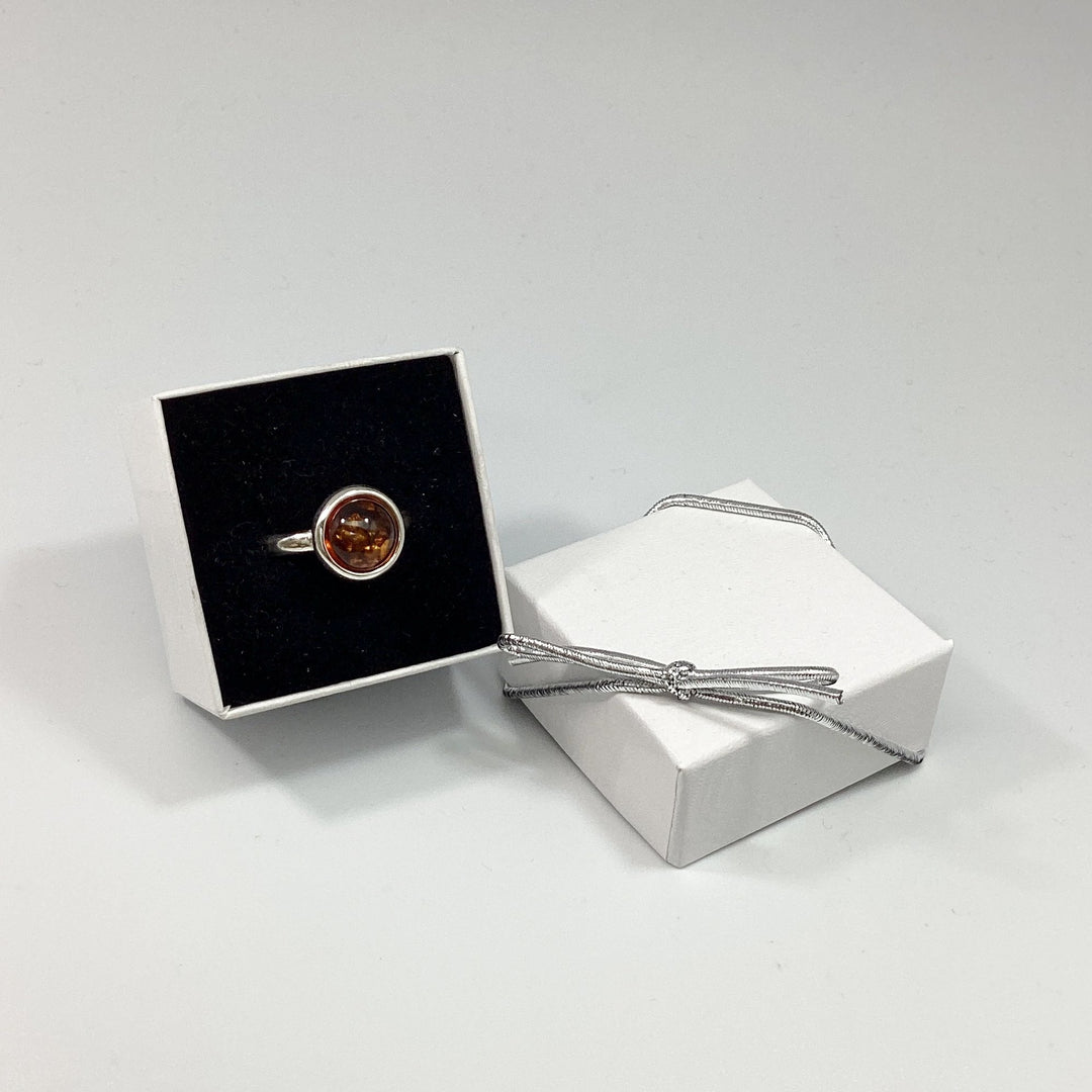 Cognac Amber Ring