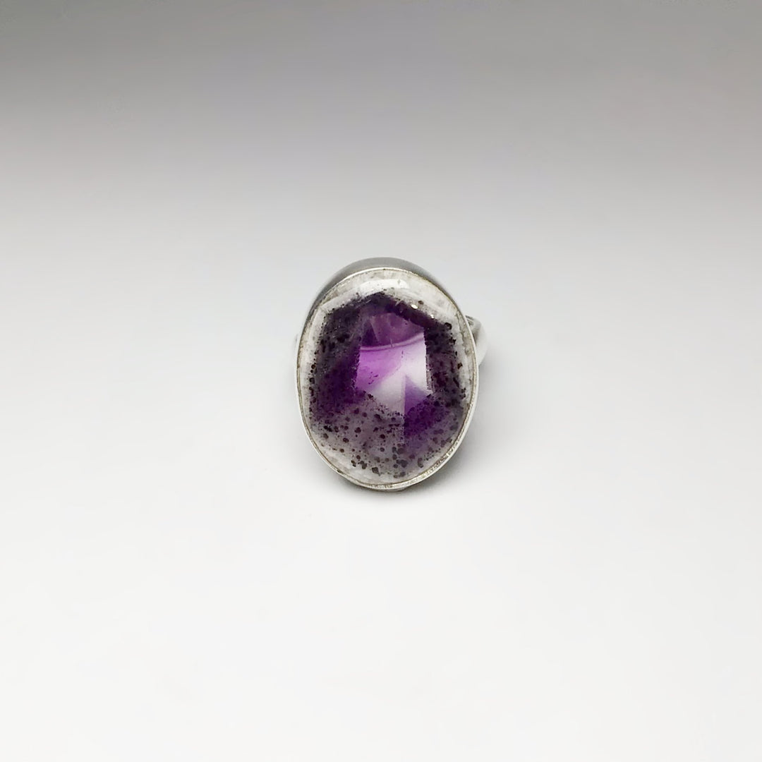 Trapiche Amethyst Ring