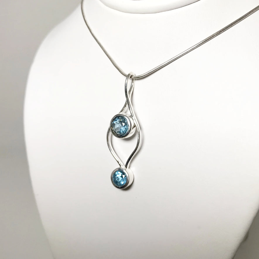 Blue Topaz Pendant