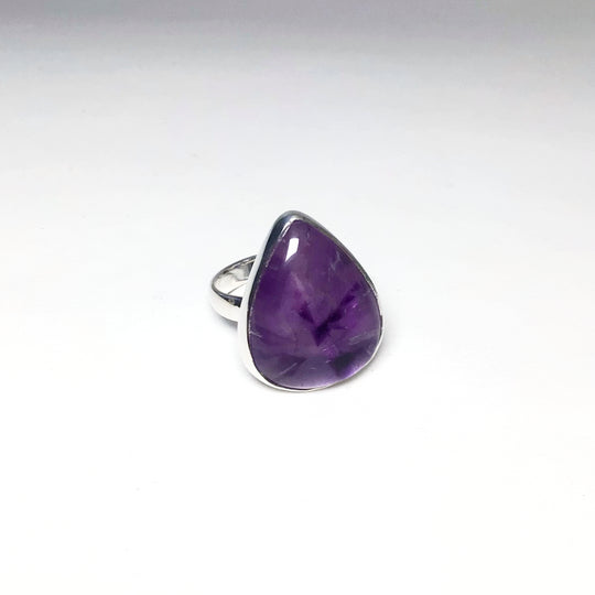 Trapiche Amethyst Ring