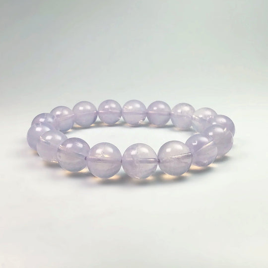 Moon Amethyst Beaded Bracelet