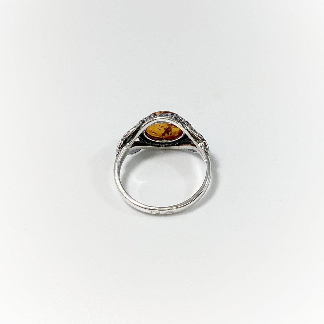 Cognac Amber Ring