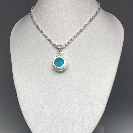 Paraiba Blue Onyx Pendant