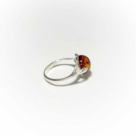 Cognac Amber Ring