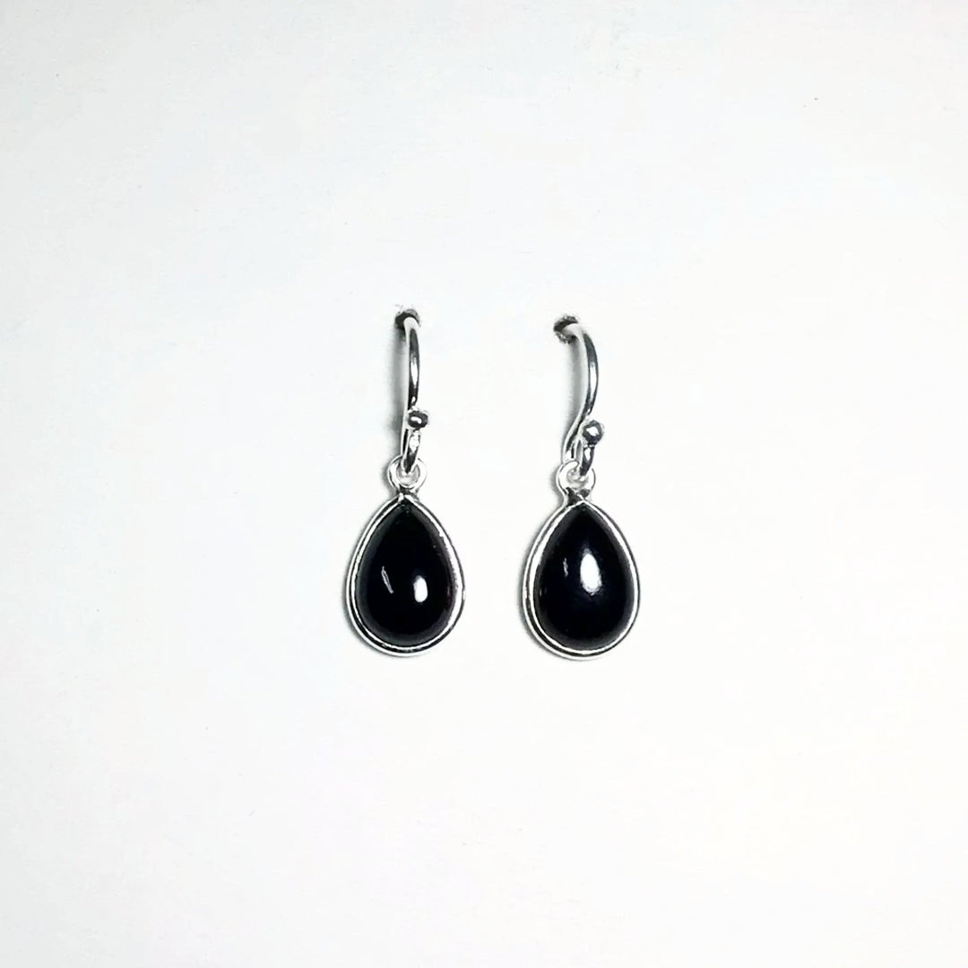 Black Onyx Dangle Earrings