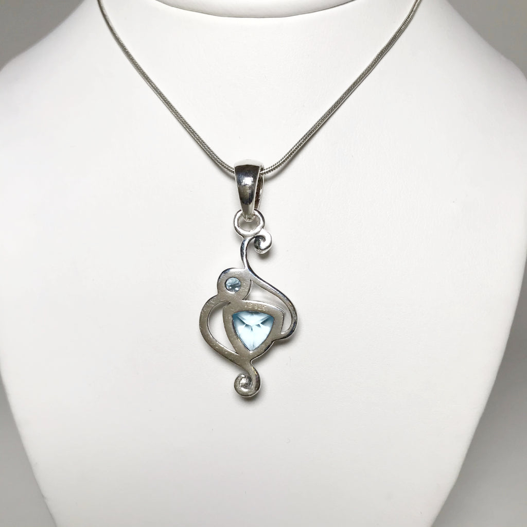 Blue Topaz Pendant