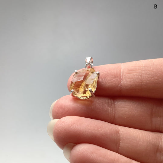 Raw Citrine Pendant at $115 Each