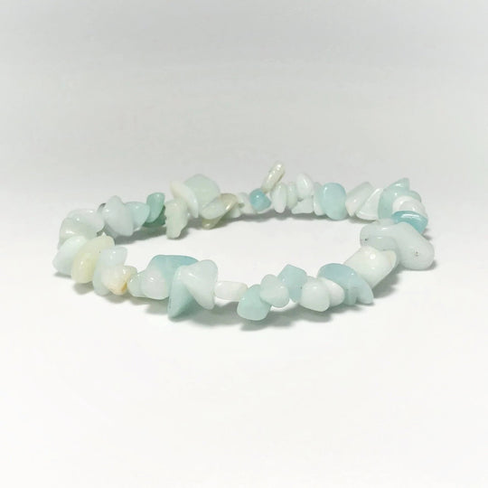 Amazonite Chip Beaded Bracelet