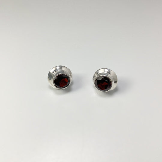 Garnet Stud Earrings