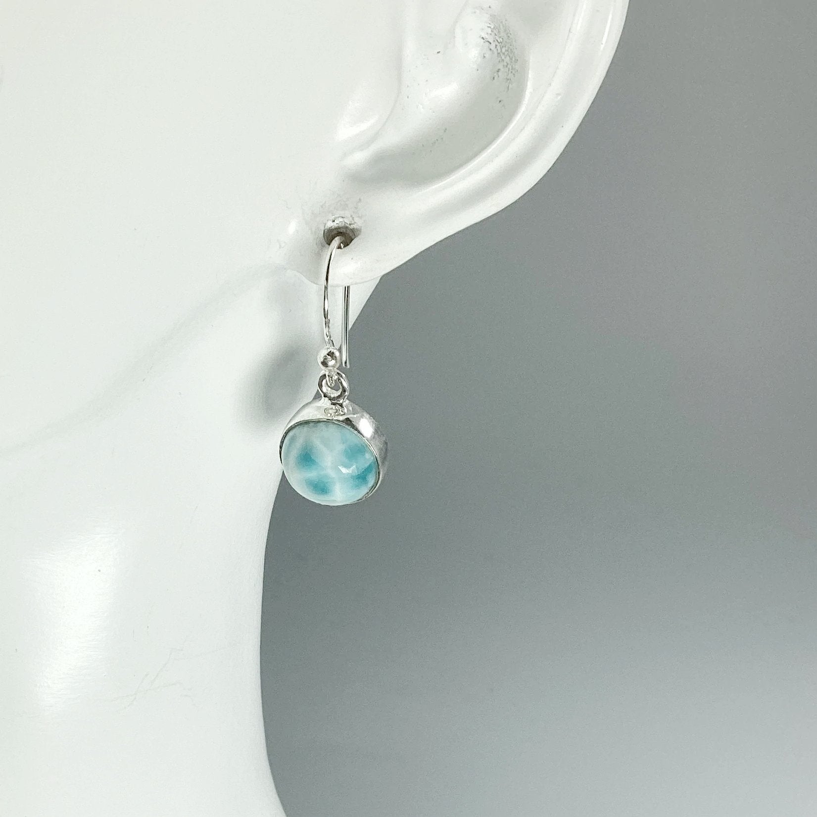 Larimar Dangle Earrings