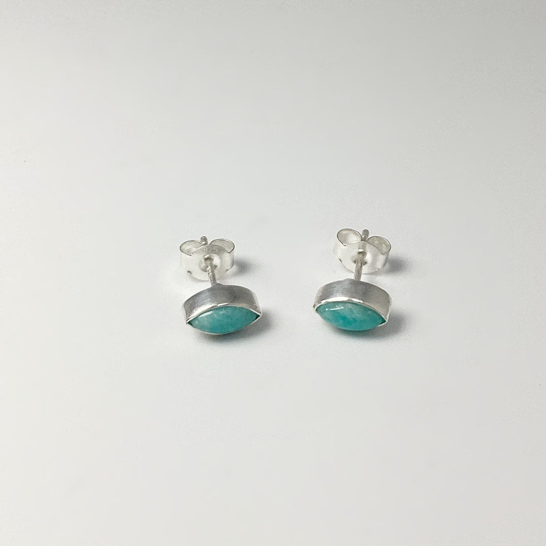 Amazonite Stud Earrings