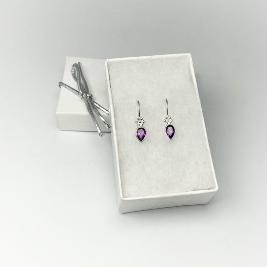 Amethyst Dangle Earrings