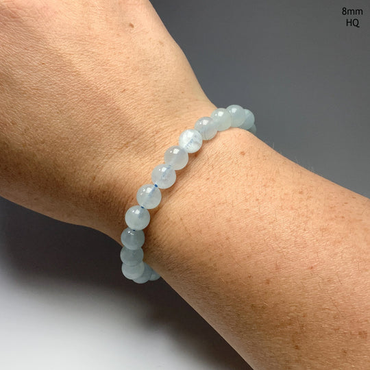 Aquamarine Beaded Bracelet