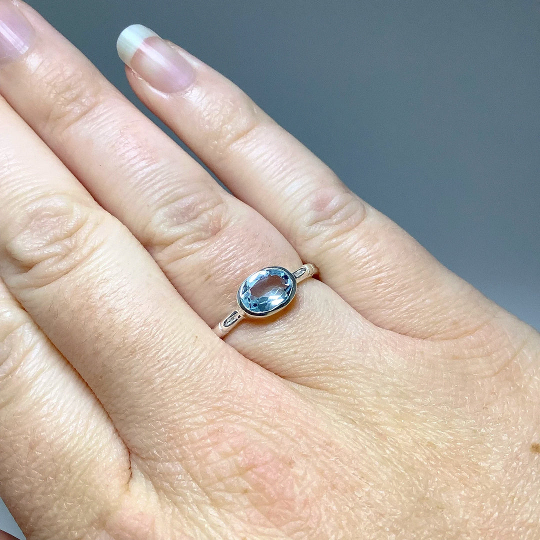 Blue Topaz Ring