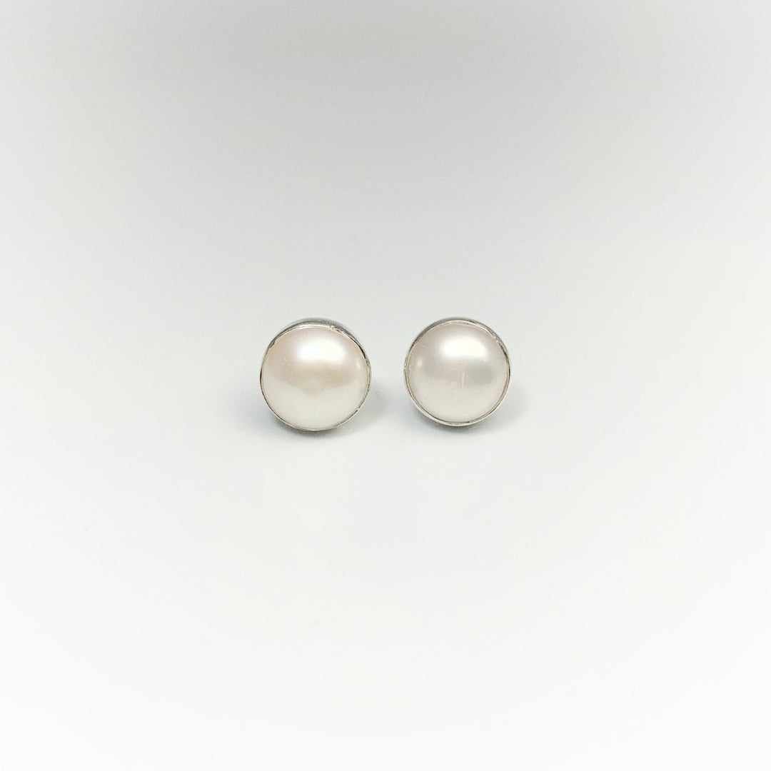 Pearl Stud Earrings