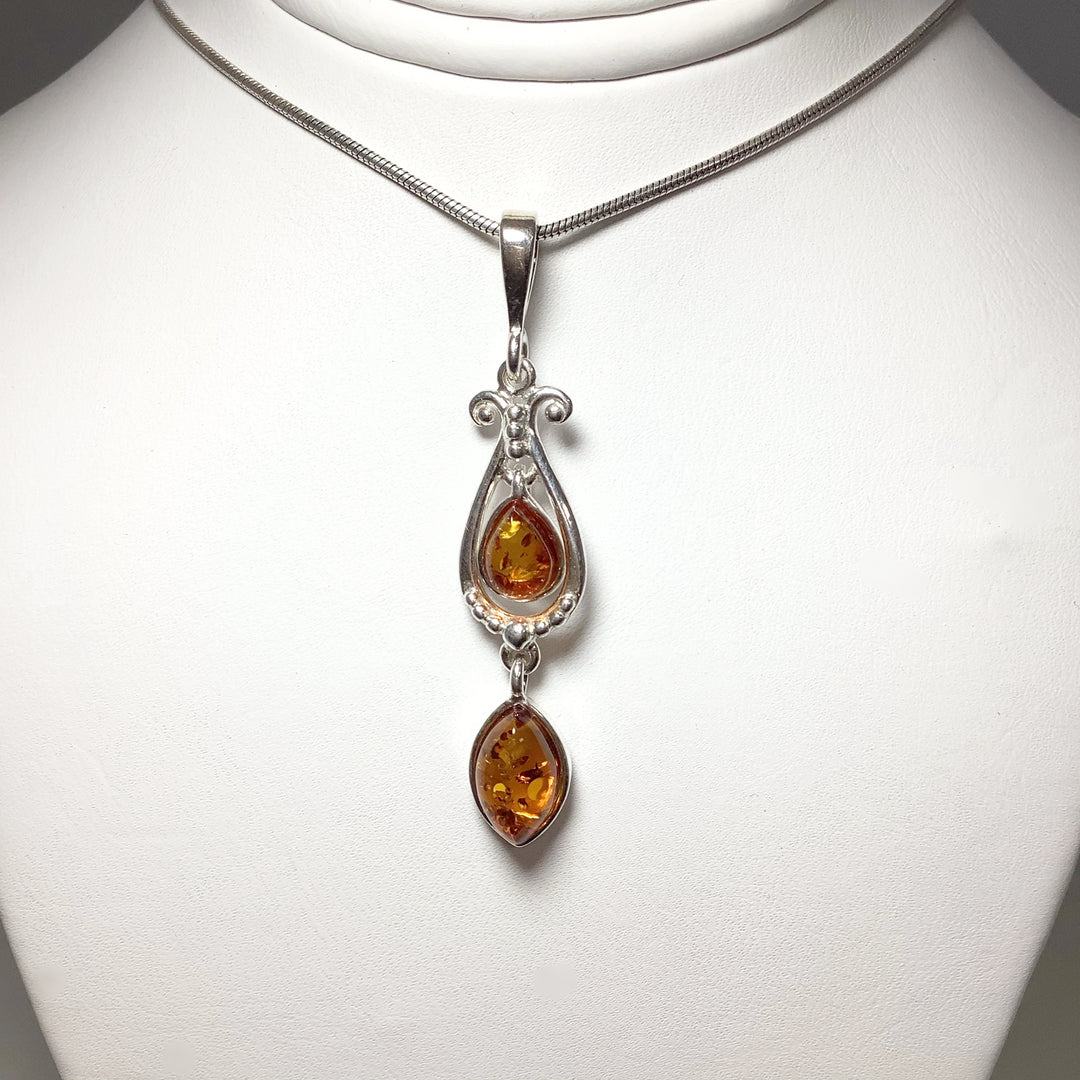 Cognac Amber Pendant