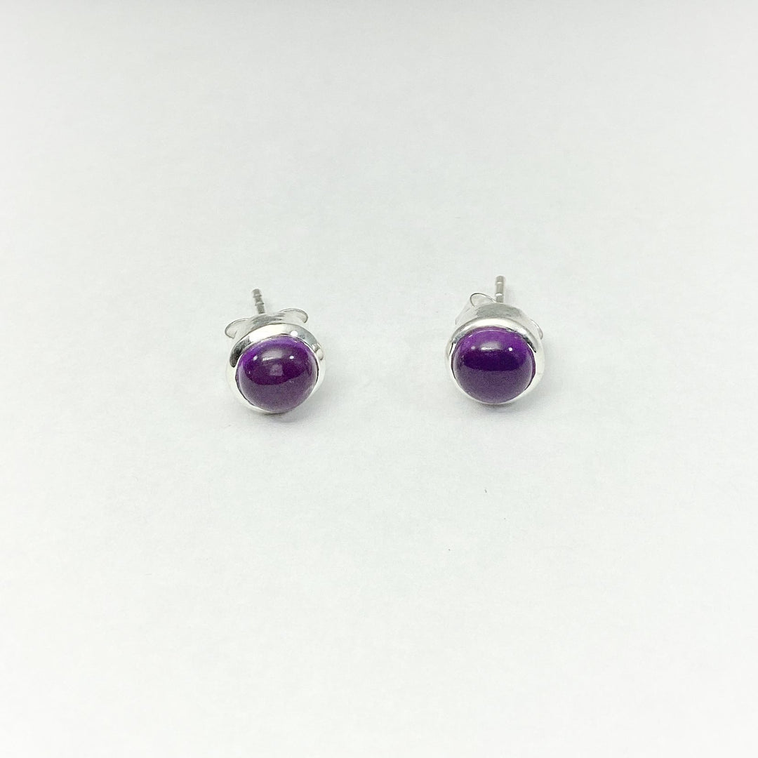 Amethyst Stud Earrings