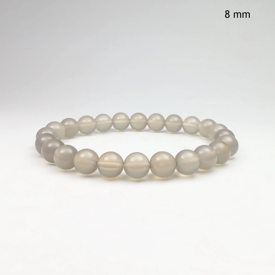 Natural Agate Beaded Bracelet