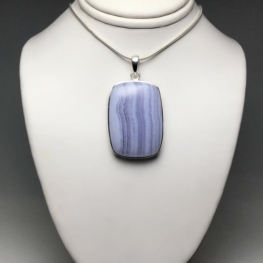 Blue Lace Agate Pendant