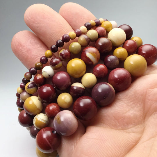 Mookaite Beaded Bracelet