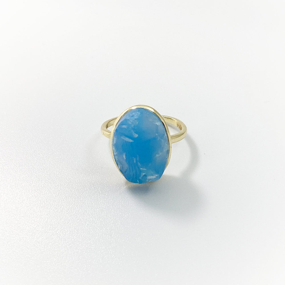 Blue Chalcedony Ring