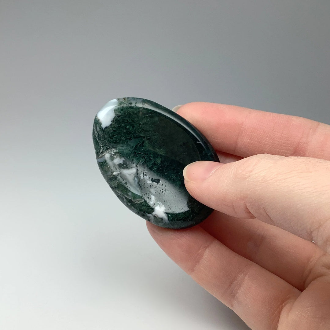 Worry Stone - Moss Agate