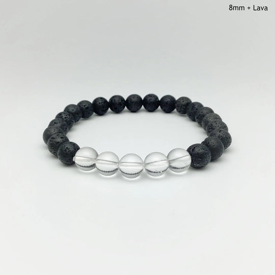 Clear Quartz Beaded Bracelet