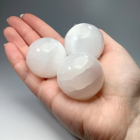 Selenite Sphere at $29 Each