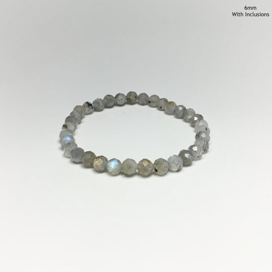 Labradorite Faceted Beaded Bracelet