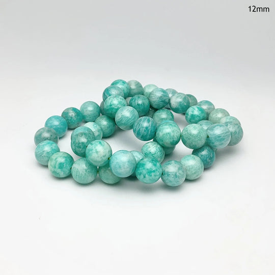 Striped Amazonite Beaded Bracelet