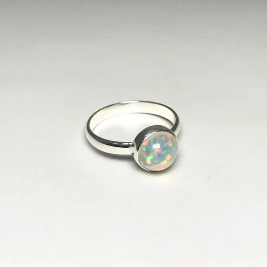 Ethiopian Fire Opal Ring