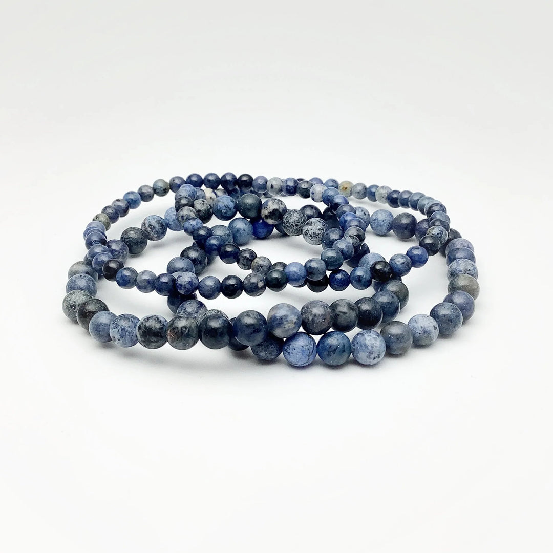 Dumortierite Beaded Bracelet