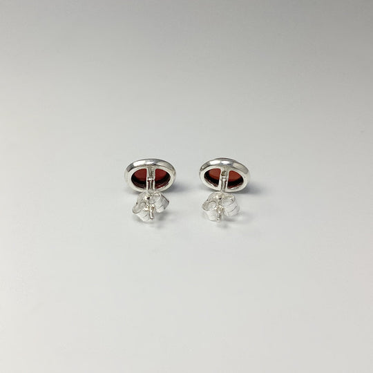 Garnet Stud Earrings