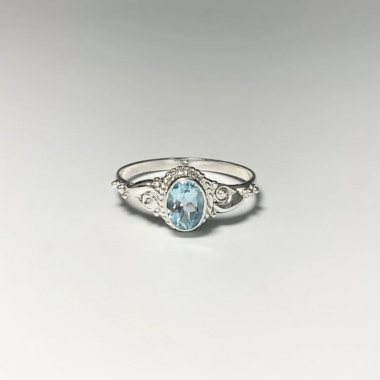 Blue Topaz Ring