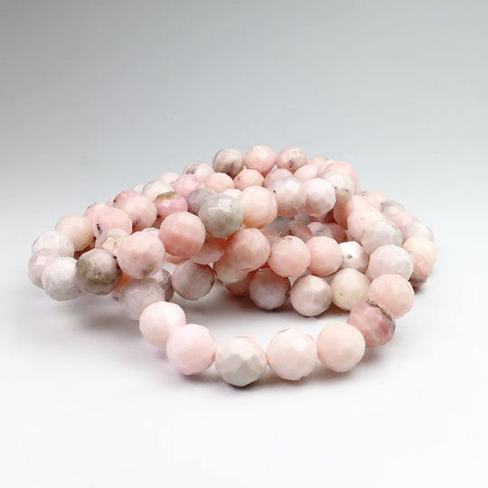 Peruvian Pink Opal Faceted Beaded Bracelet