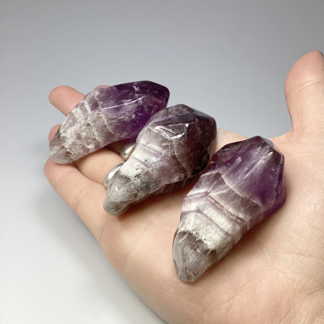 Shadow Chevron Amethyst Point