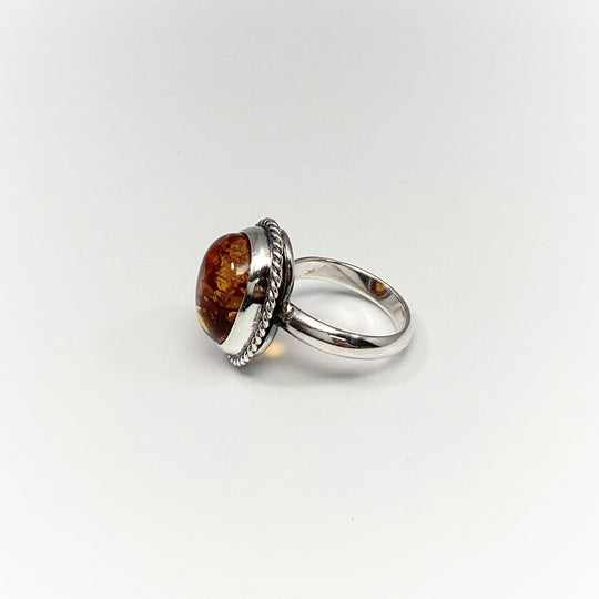 Cognac Amber Ring