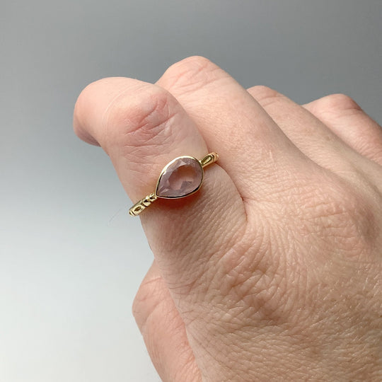 Rose Quartz Ring