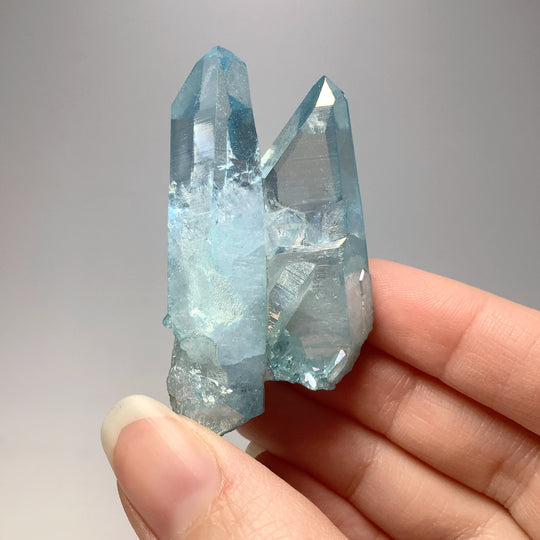 Aqua Aura Quartz Cluster