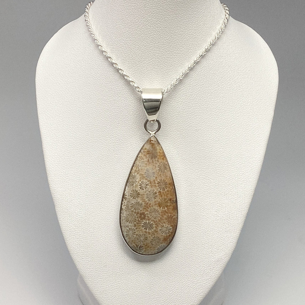 Fossilized Coral Pendant