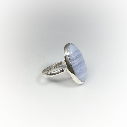 Blue Lace Agate Ring