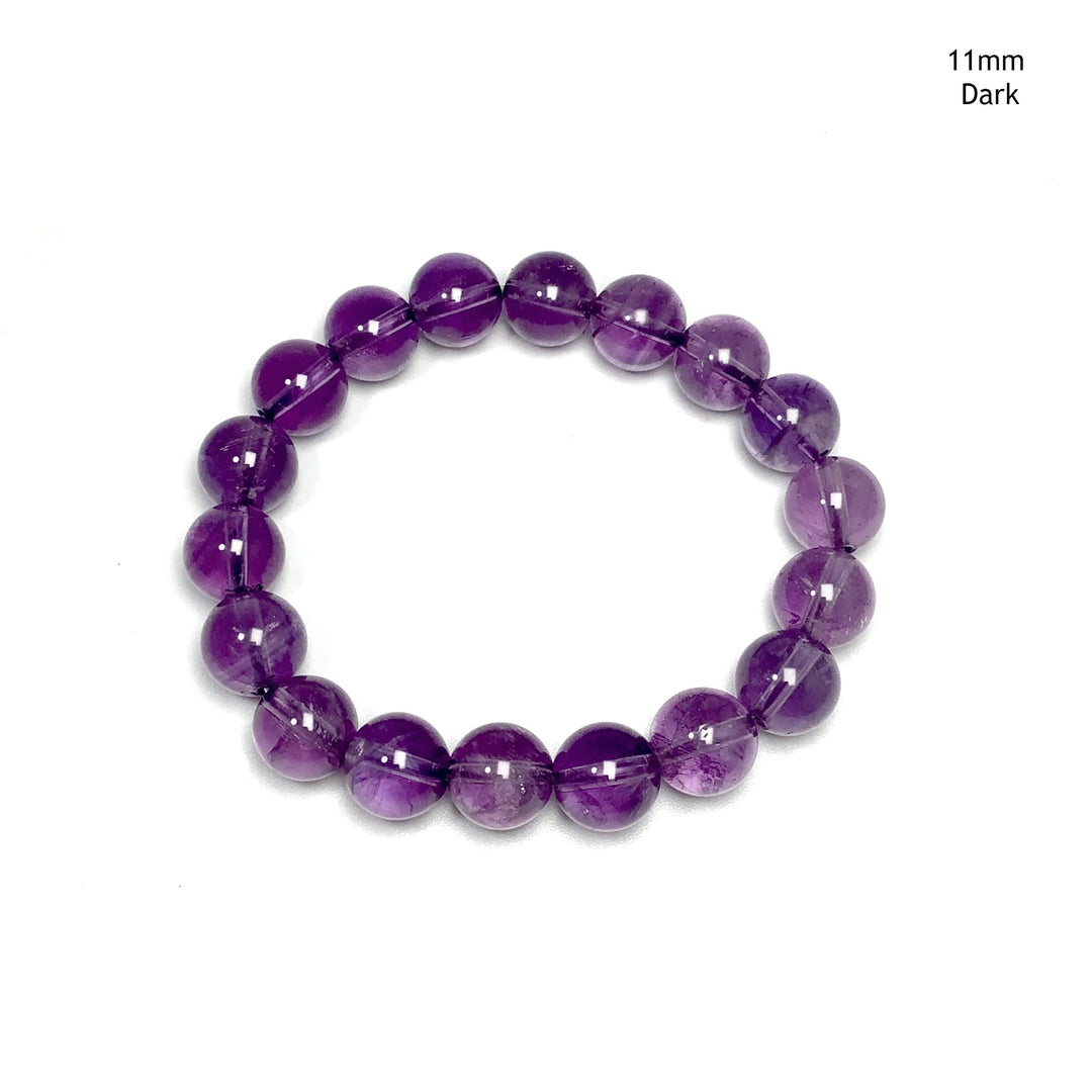 Amethyst Beaded Bracelet - High Quality