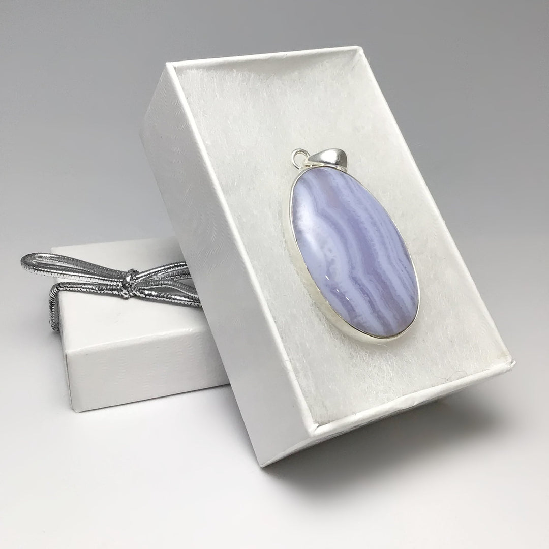 Blue Lace Agate Pendant