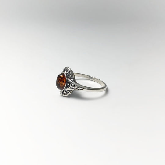 Cognac Amber Ring