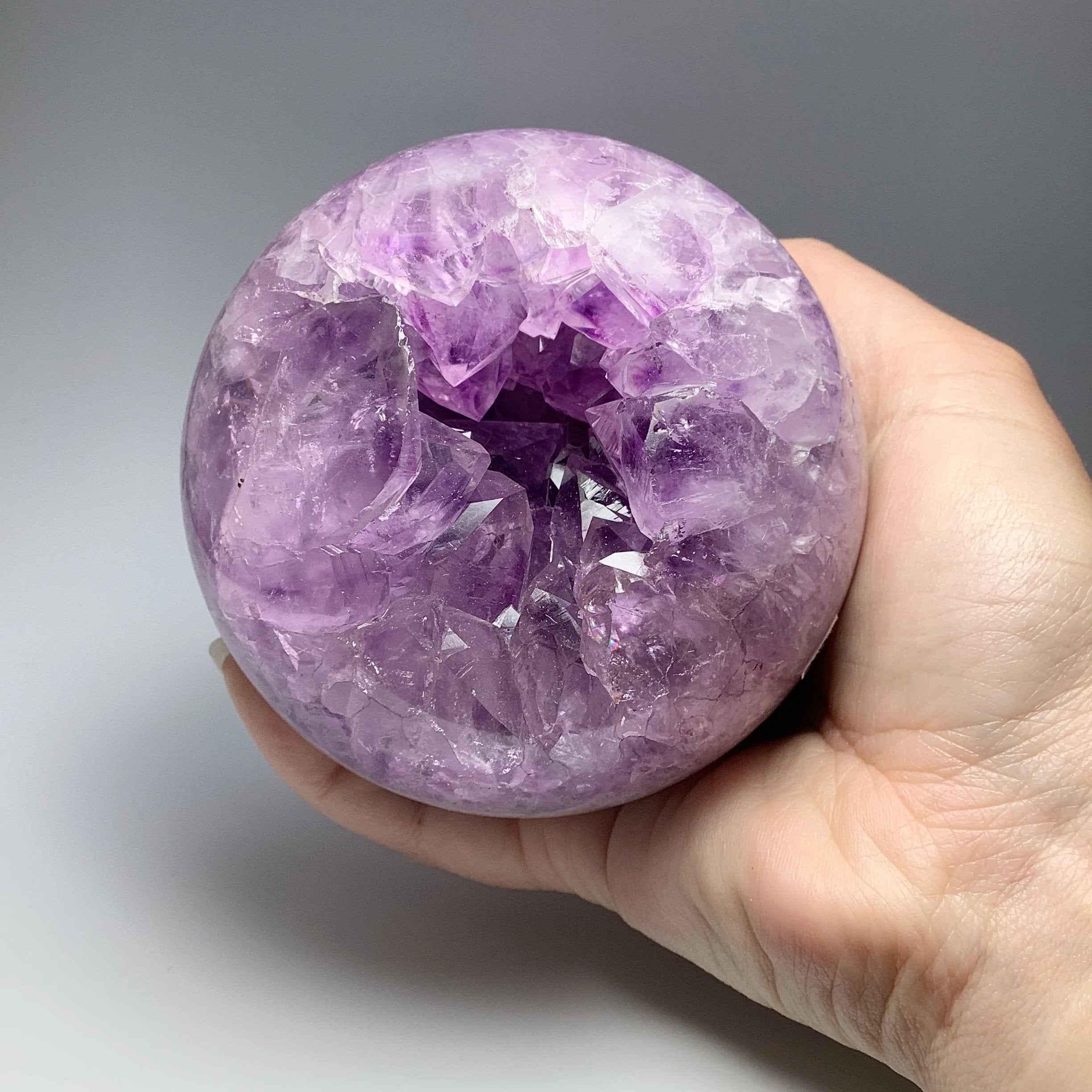 Amethyst Geode Sphere