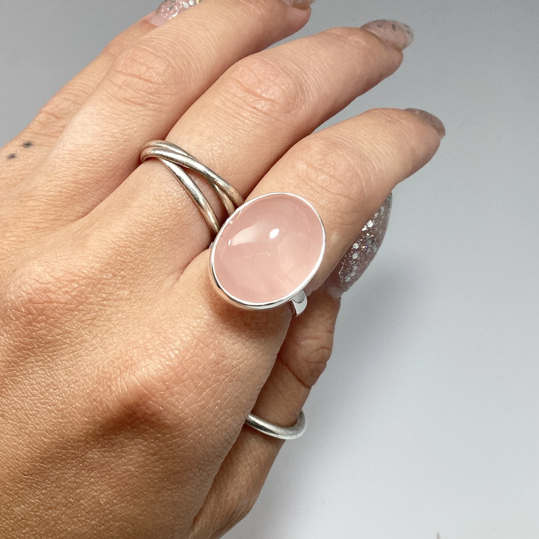 Rose Quartz Ring